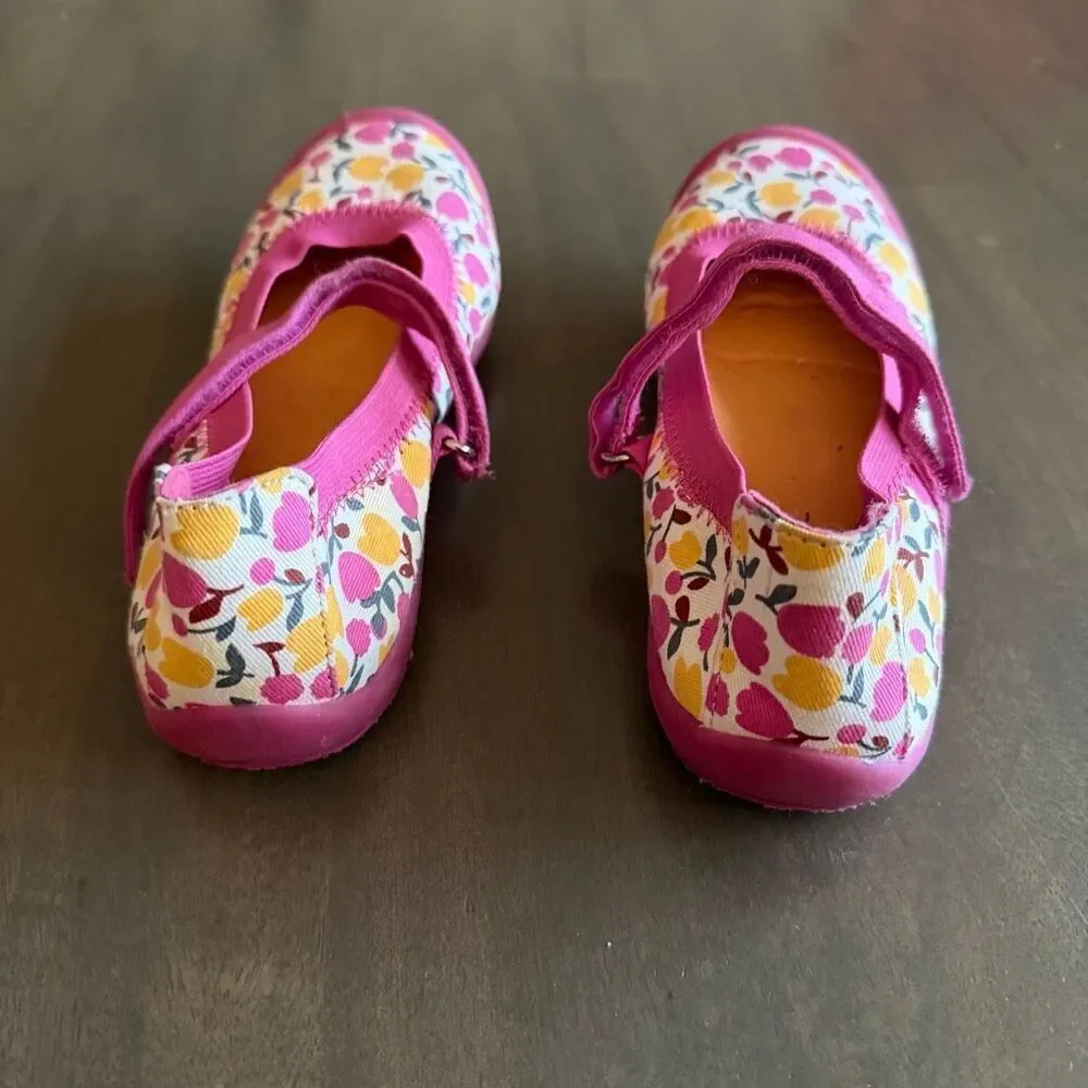 Hanna Andersson Maya2 Girls Mary Jane Floral Shoe 2.5
